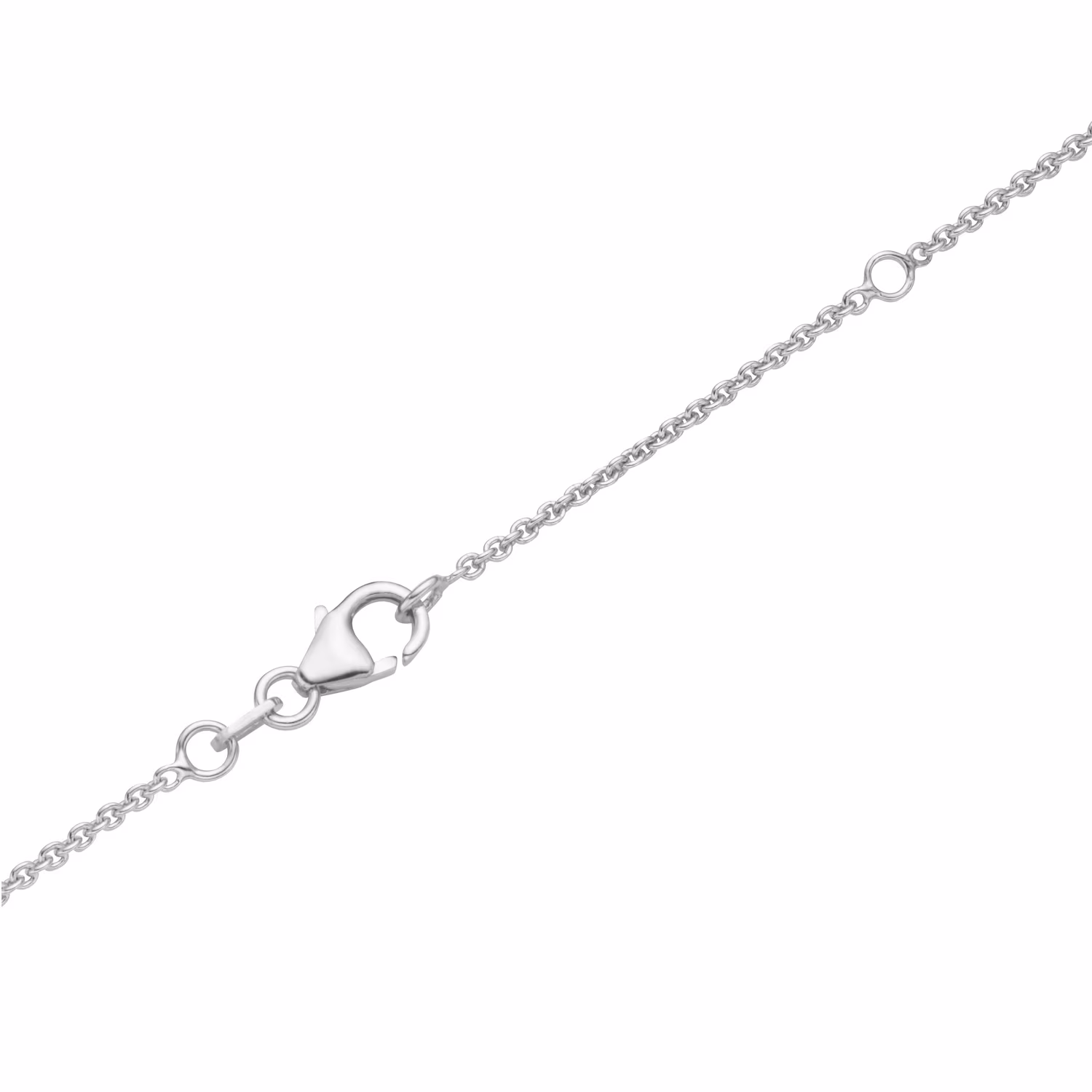 Collier Romantisch, Herz als Mittelteil, Silber 925