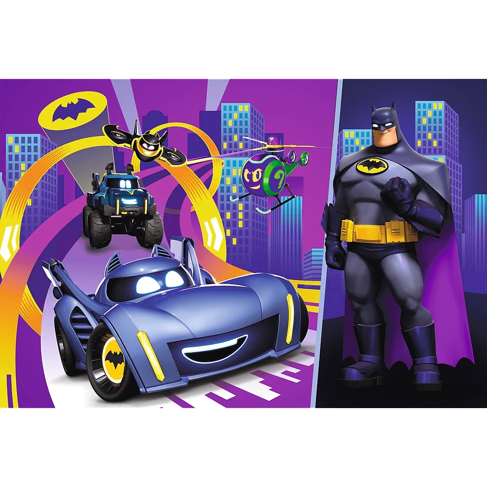 Puzzle Batwheels 60 El. Batman I Jego Pojazdy