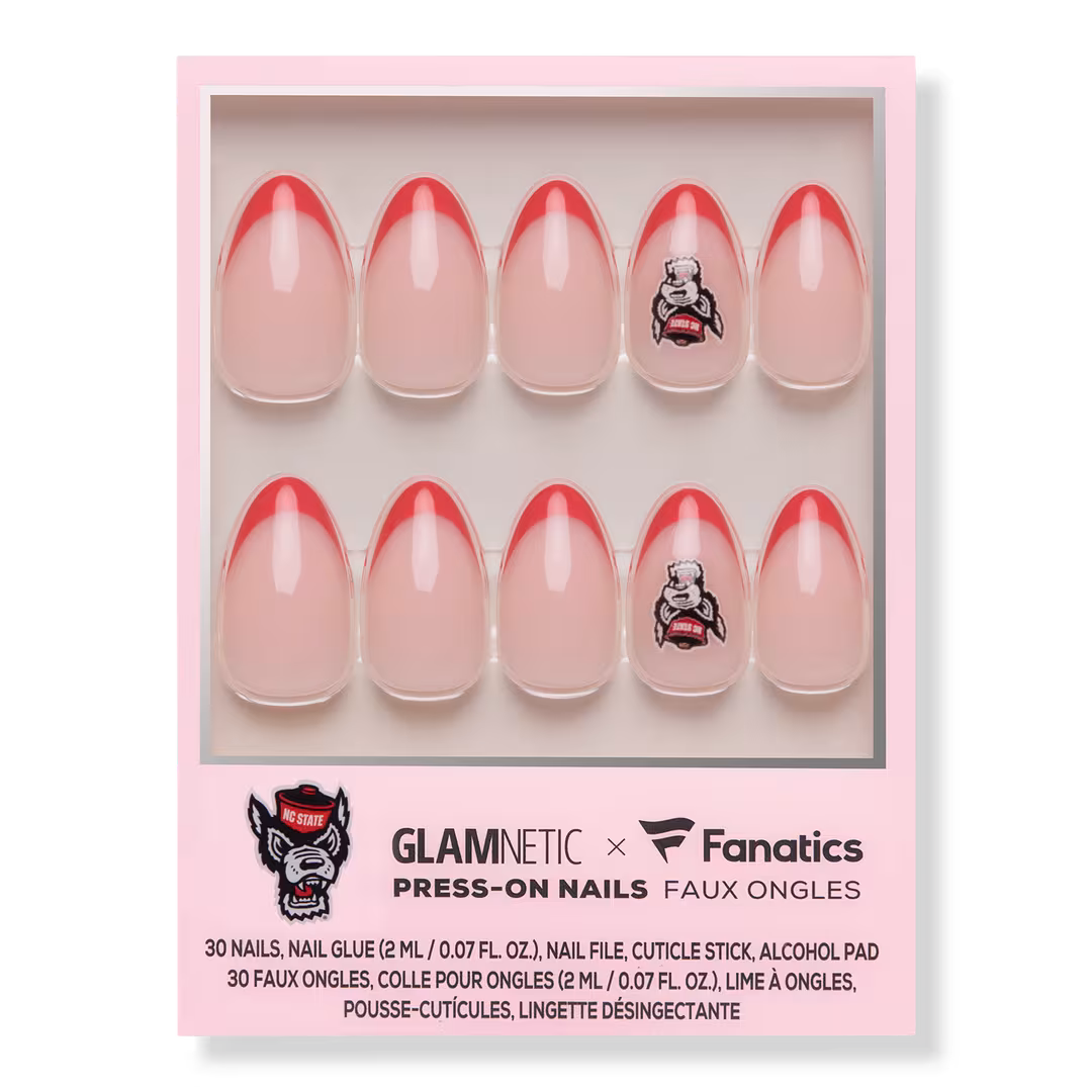 Glamnetic x Fanatics Nail  NC State Wolfpack Press-On Nails