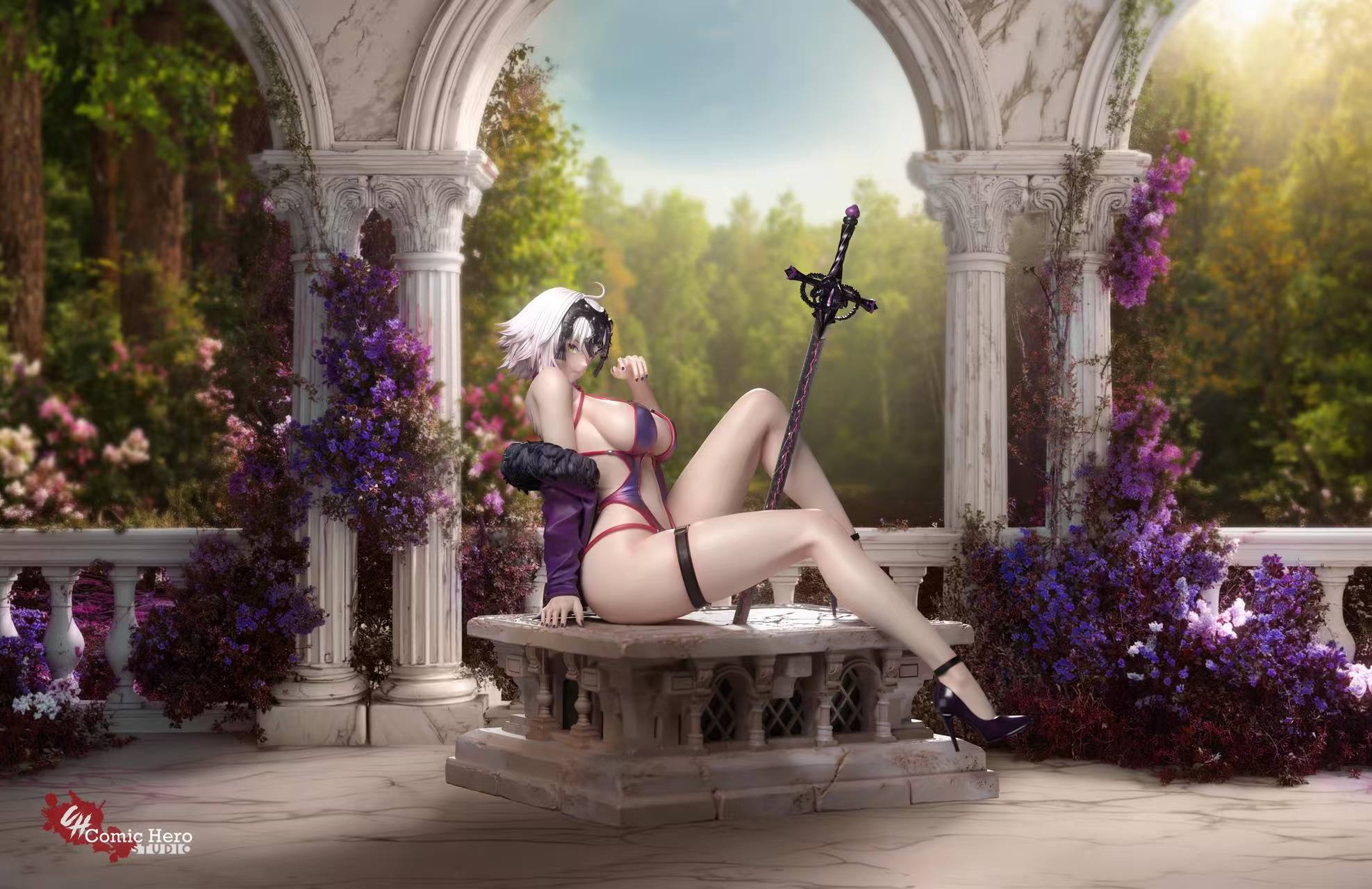 Comic Hero Studio ---Swimsuit Jeanne d'Arc Alter  1/6 Scale Statue(GK) (Adult 18+)