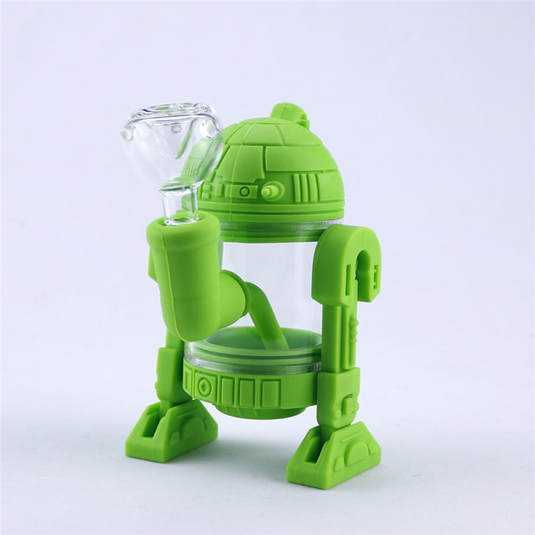 5 Glow In The Dark Silicone Dab Rig (Random Color)