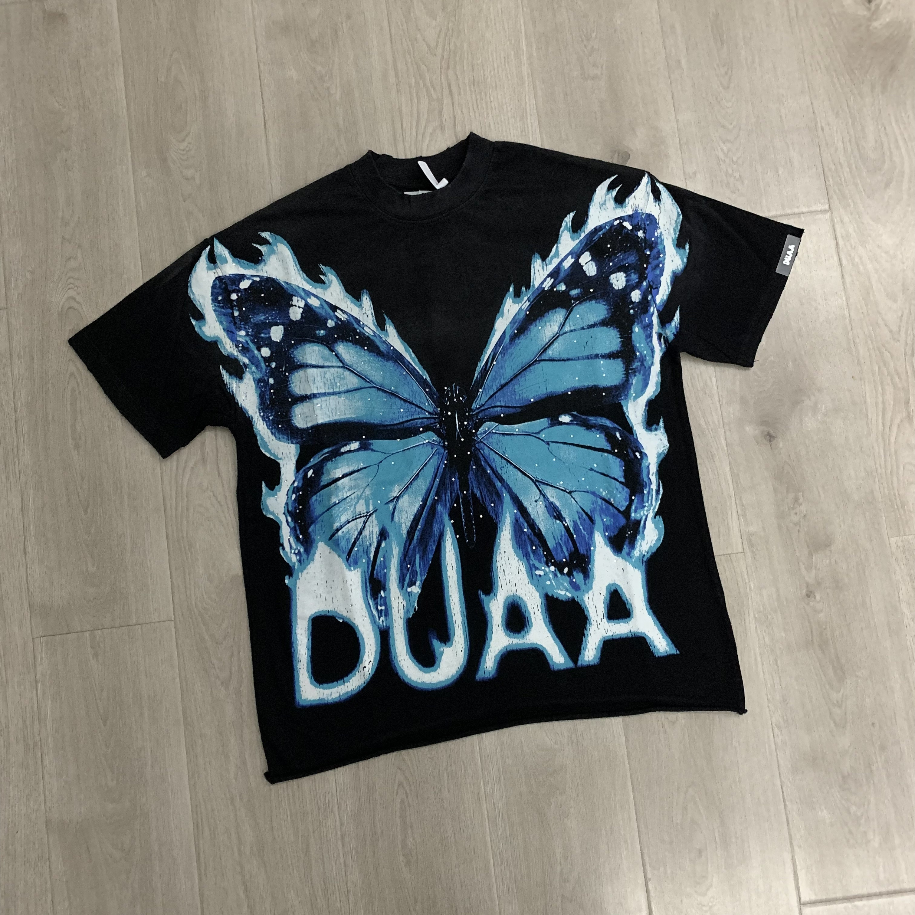 Butterfly Print Short Sleeve Shirt