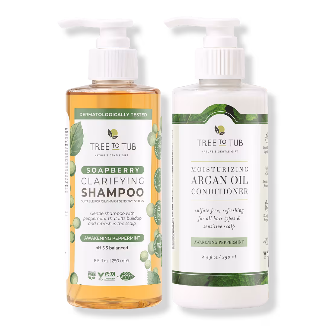 Tree To Tub  Soapberry Clarifying Shampoo and Conditioner
