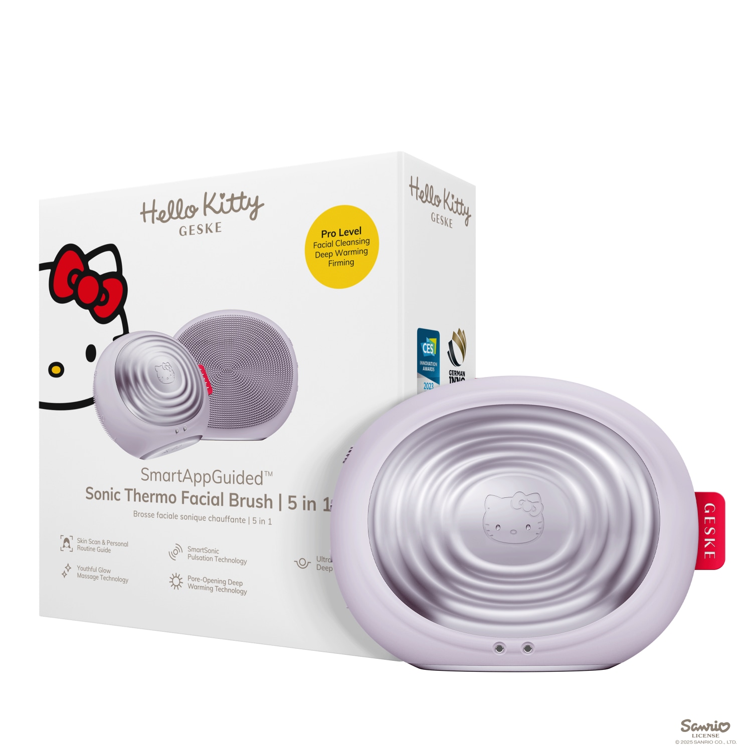SmartAppGuided™ Sonic Thermo Facial Brush | 5 in 1