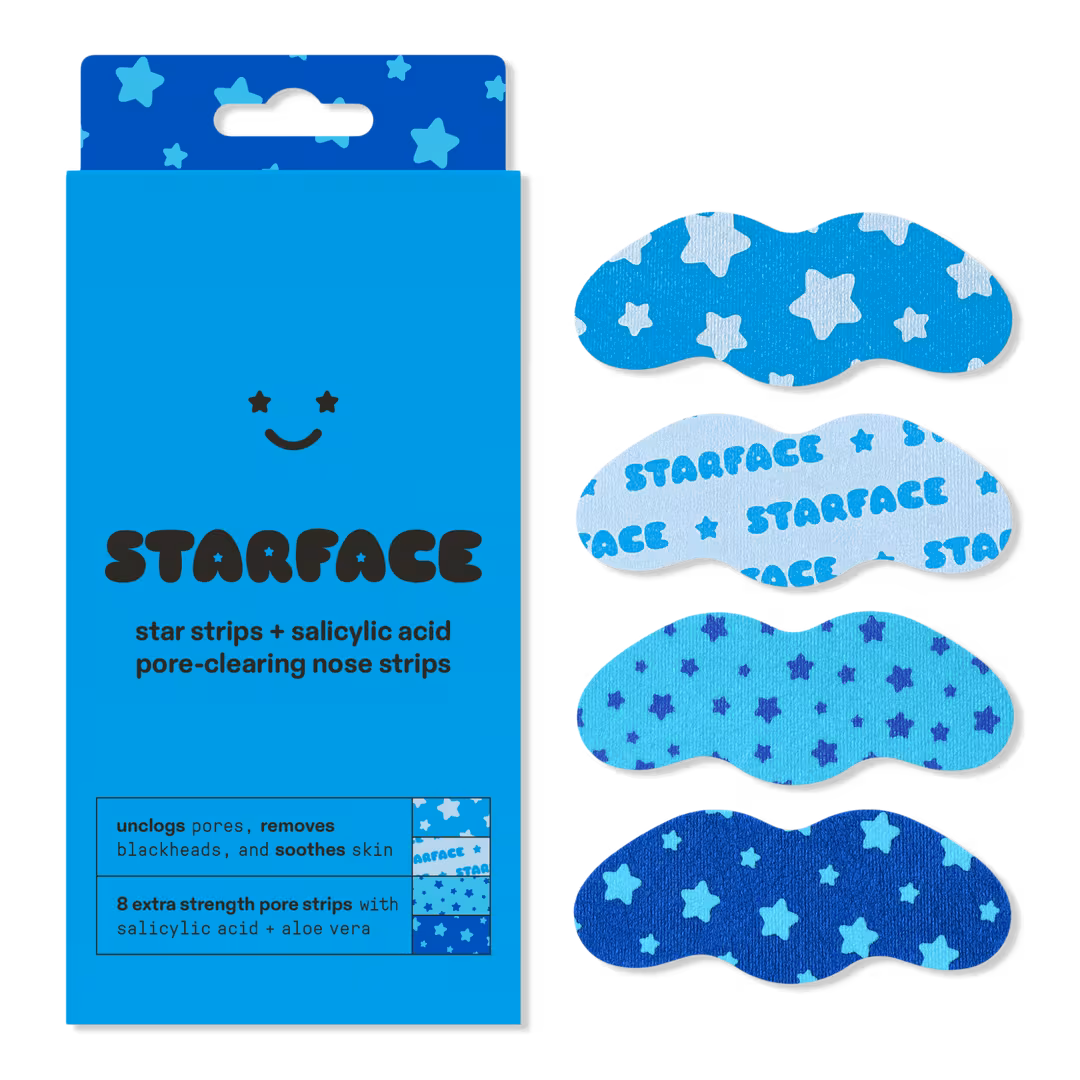 STARFACE  Star Strips + Salicylic Acid Pore-Clearing Nose Strips