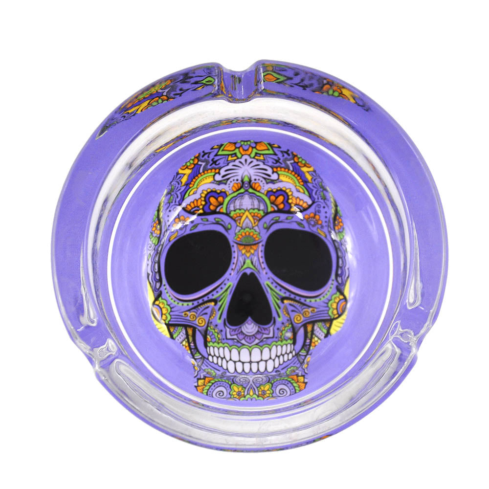 Glass Cigarette Ashtray (Random Pattern)