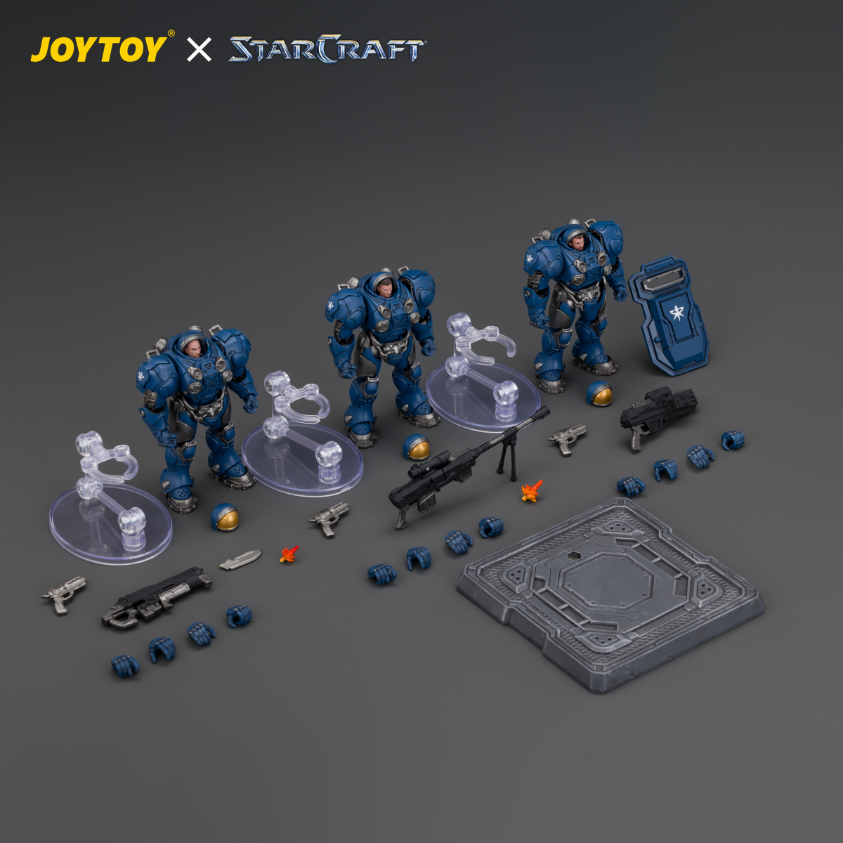 JOYTOY JT05152 STARCRAFT 1:25 Terran Marine Set - JOYTOY WORLD