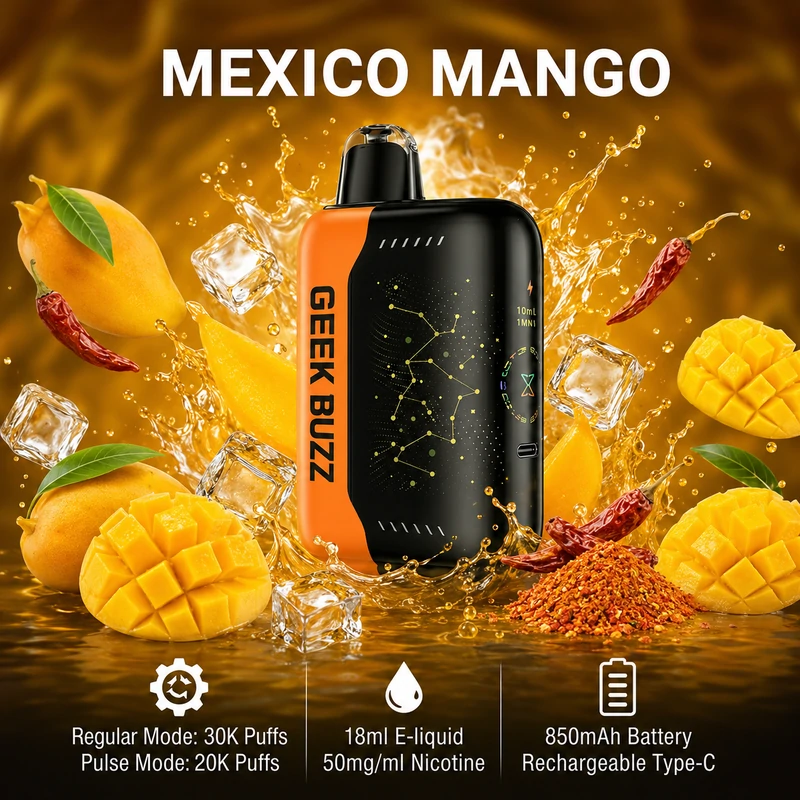 GEEK BUZZ Maxico-mango 25K-30K Puffs