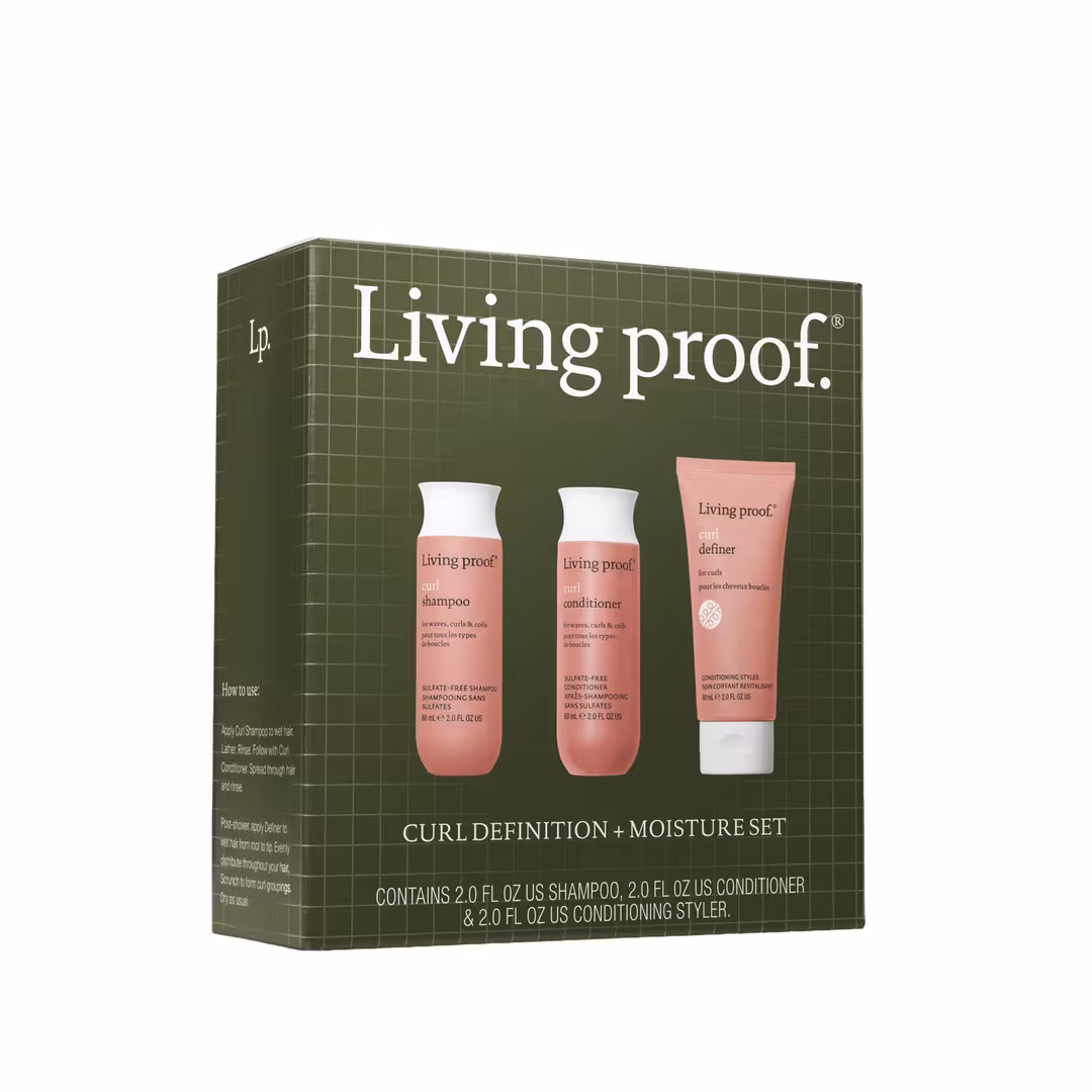 Living Proof  Curl Definition & Moisture Travel Size Trial Hair Kit