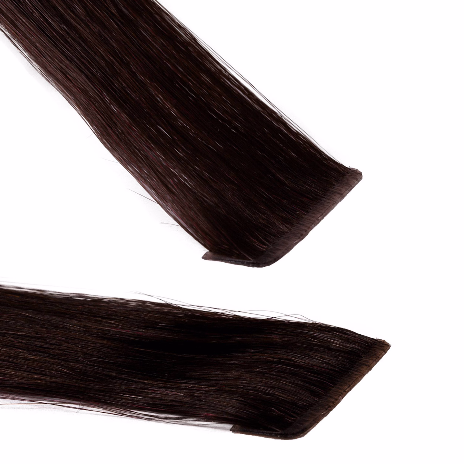 Invisible Tape Extensions Premium Echthaar #5/0 Hellbraun