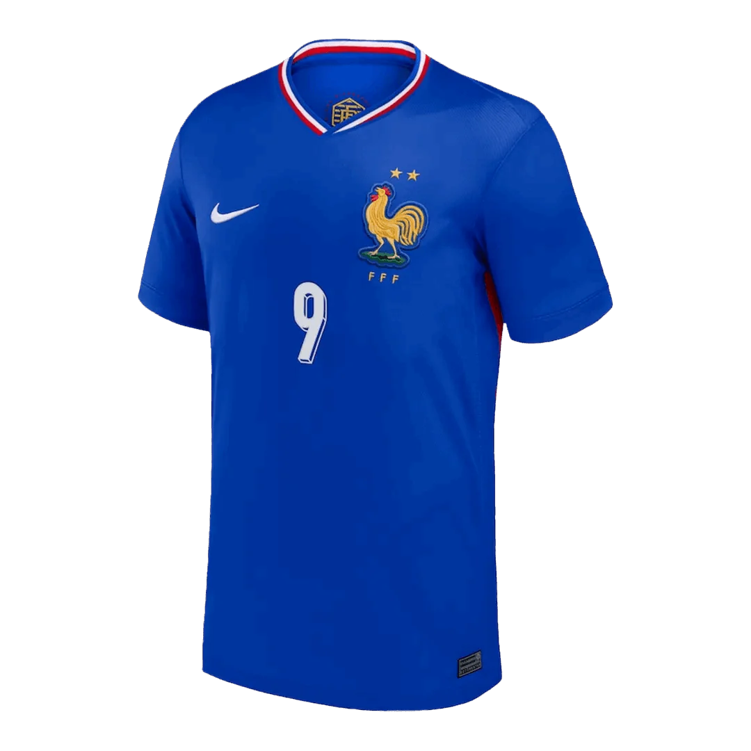 GIROUD #9 France Home Soccer Jersey Euro 2024