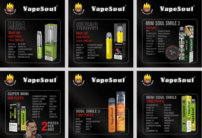Vape Soul Smile II Vape Pen 1500 Puffs