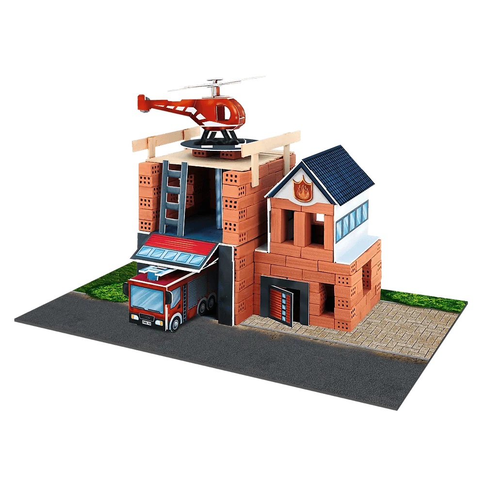 Klocki Ceramiczne Brick Trick - Remiza Strażacaka / Fire-Station