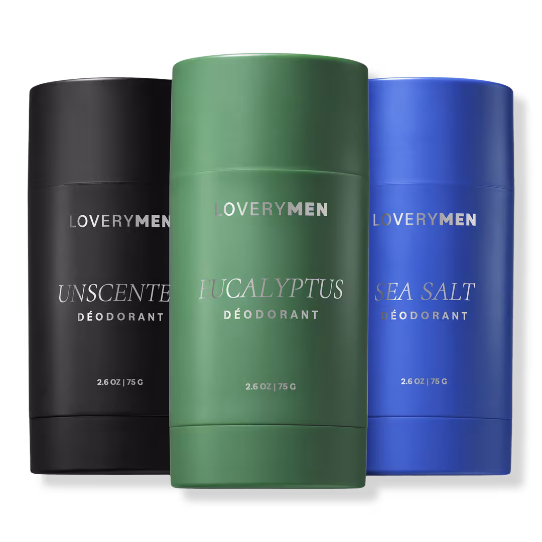 Lovery  Men's Aluminum-Free Deodorant Stick Set