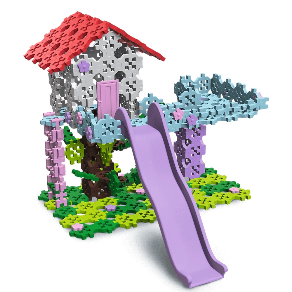 Zestaw Klocków Connect 2W1: Domek Na Drzewie / Wiatrak