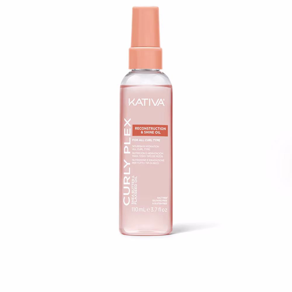 KATIVA CURLY PLEX Regenerierendes und glanzverstärkendes Öl für Locken