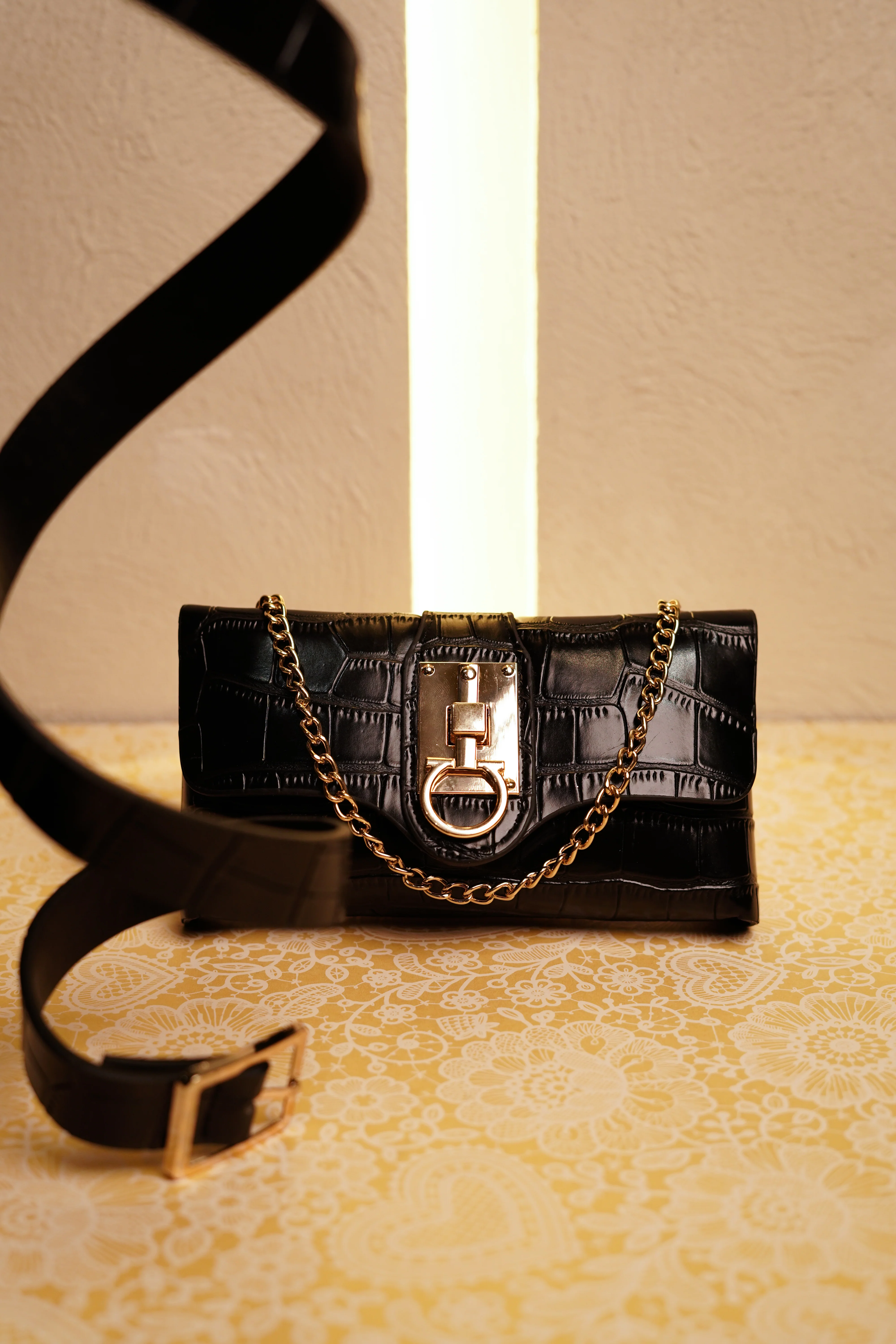 Noir Trek Waist Belt Bag