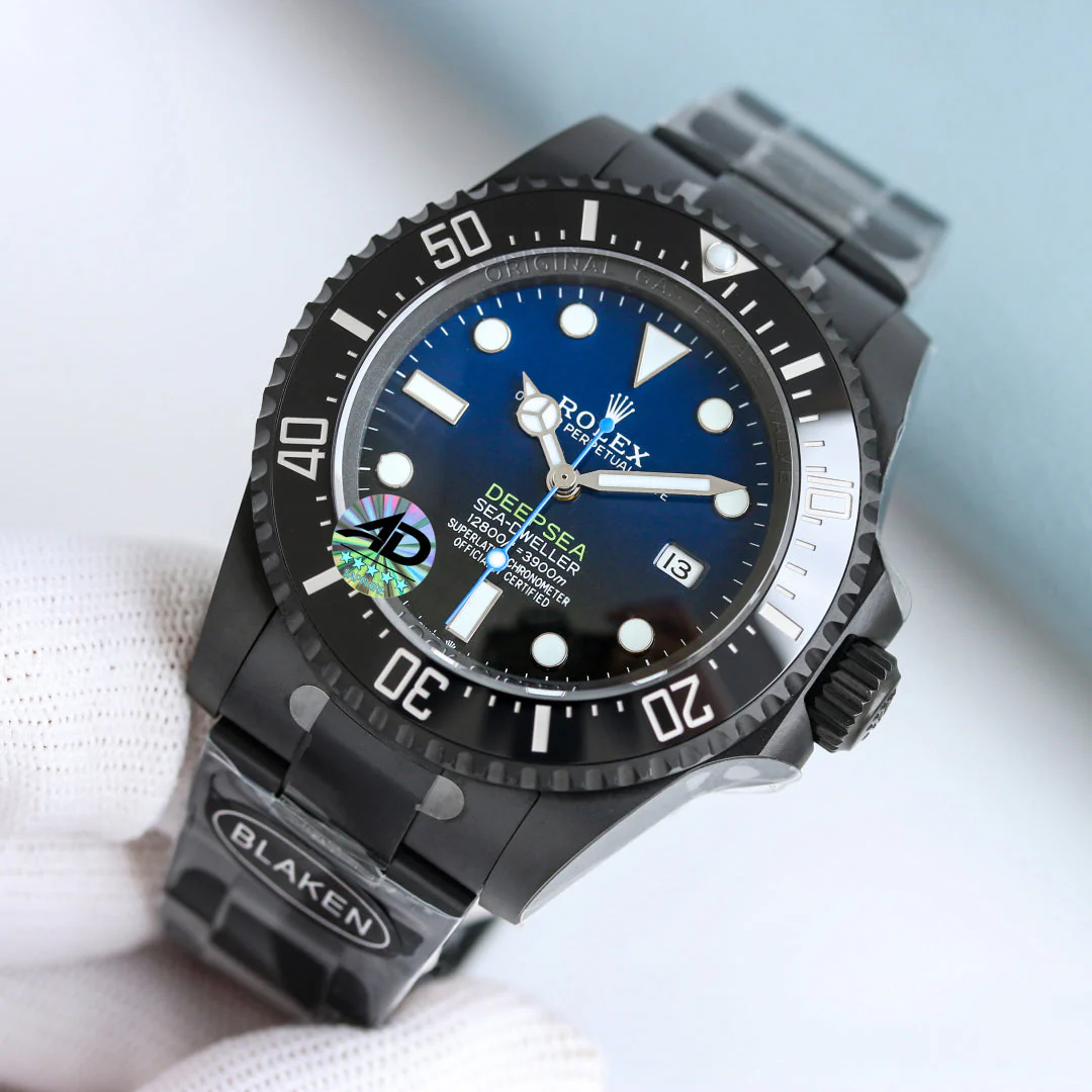 Rolex Watch Sea Dweller Deepsea 44mm Black Blue PVD