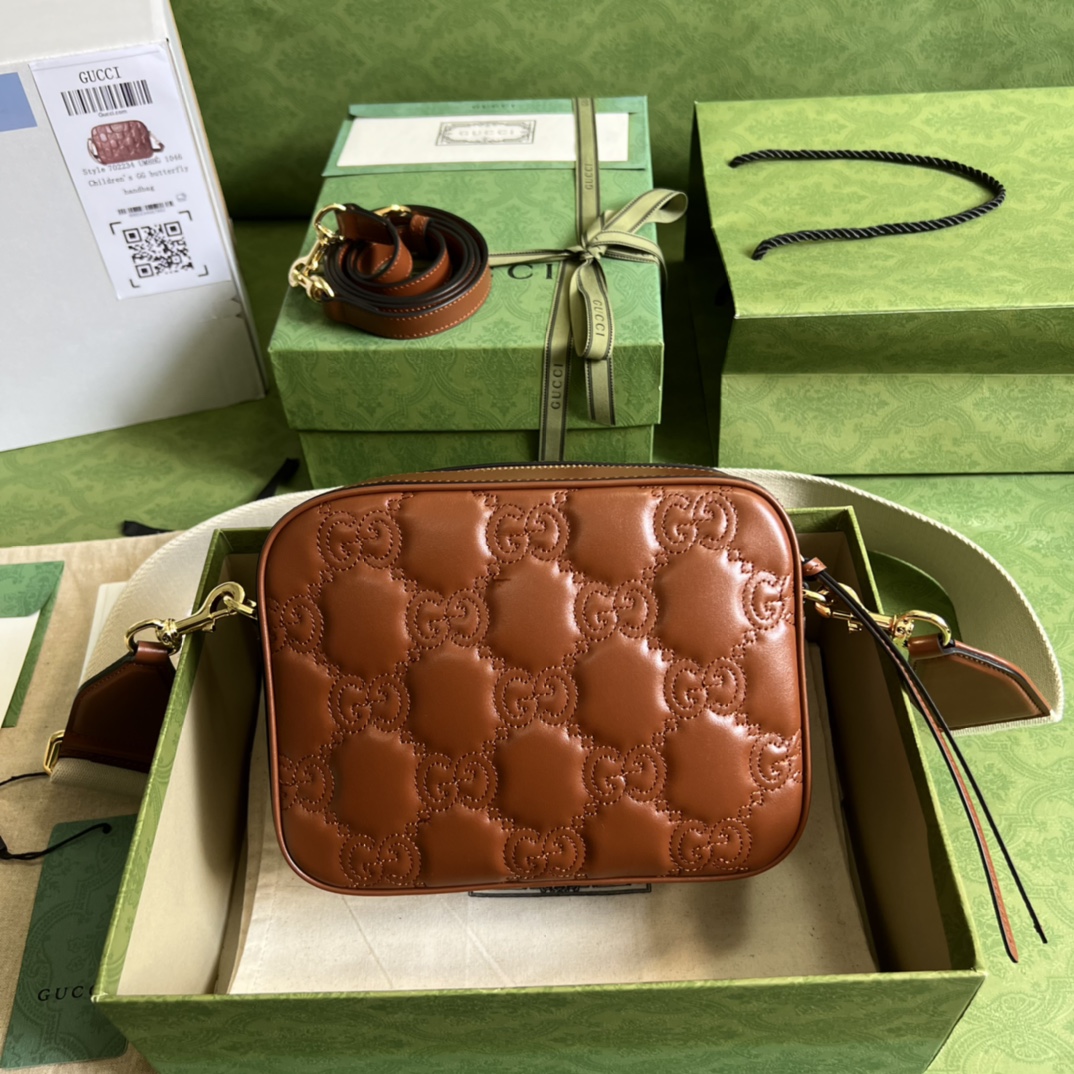 Gucci Ophidia GG leather bag 702234