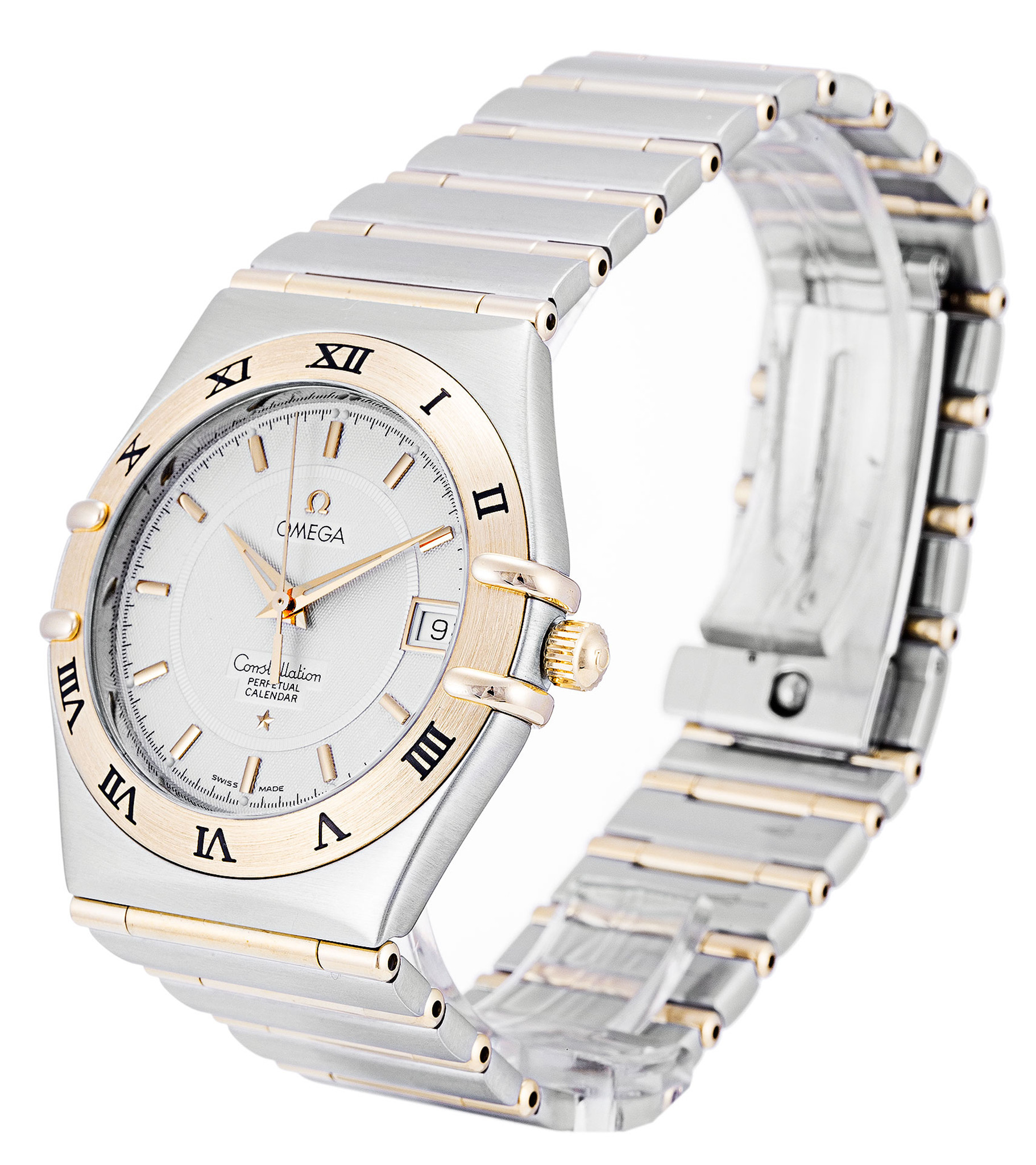 Replica Omega Constellation Yellow Gold Case Stick Markers 1252.30.00 33.5MM