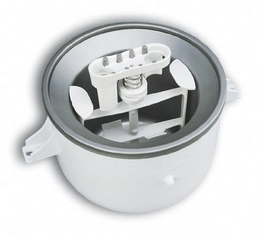 KitchenAid KICA0WH Ice Cream Maker Attachment (Fits 8 quart Mixers)