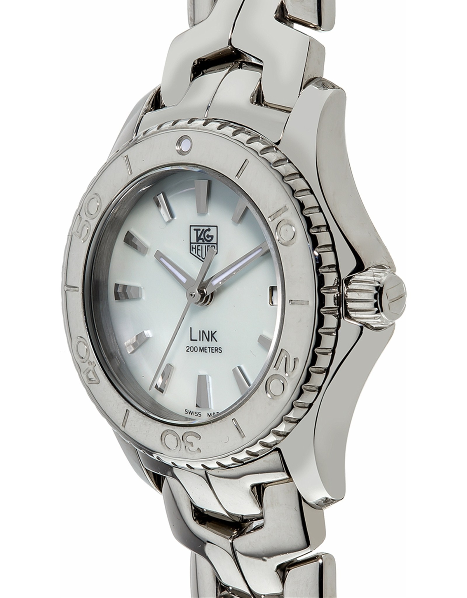Replica Tag Heuer Link Mother Pearl White Dial WJ1313.BA0572 27MM