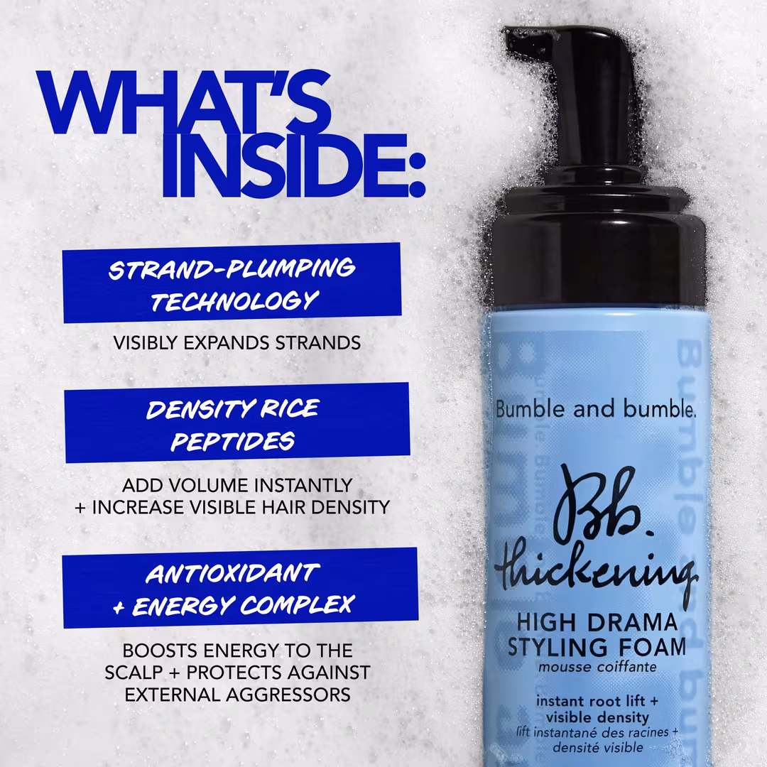 Bumble and bumble  Thickening High Drama Styling Hair Foam for Thinning Hair