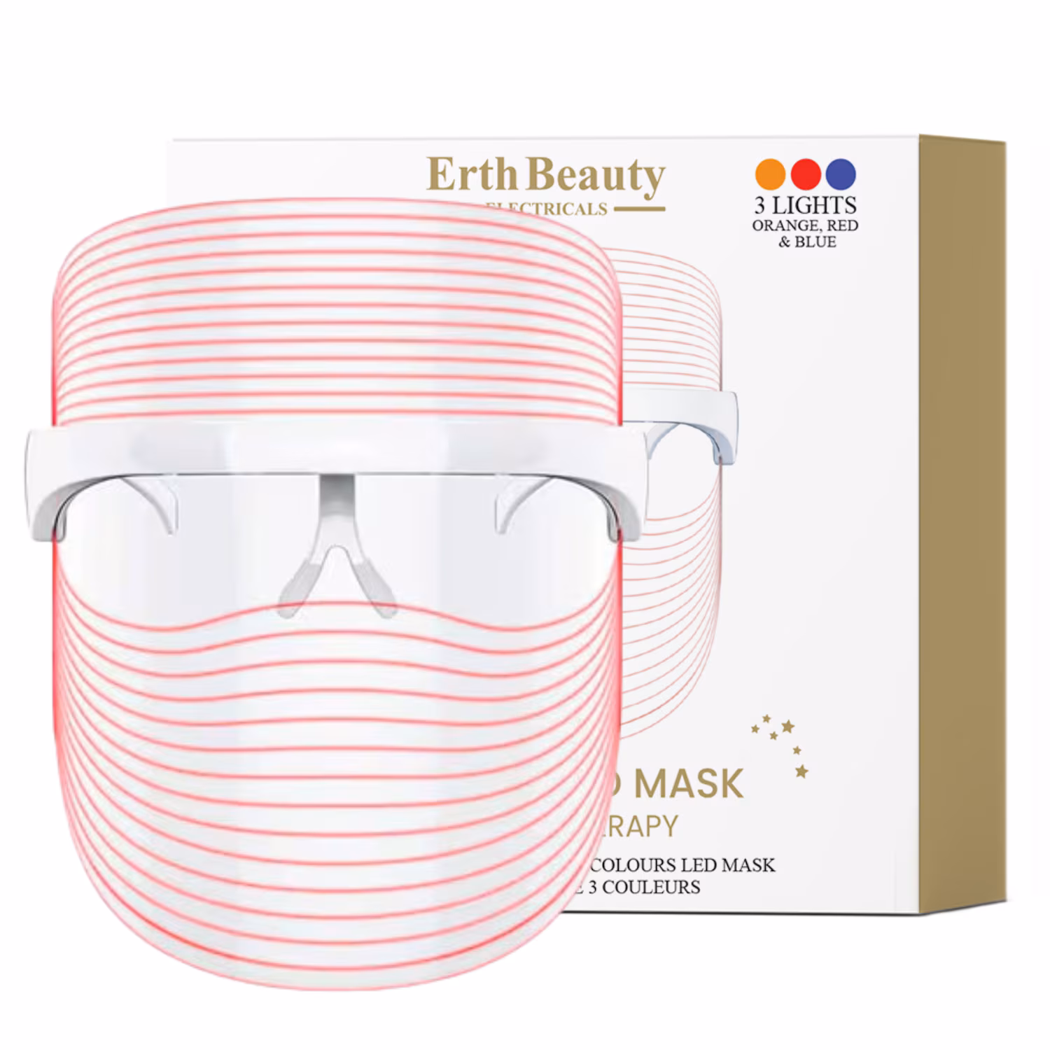 Kabellose 3-Farben-LED-Maske