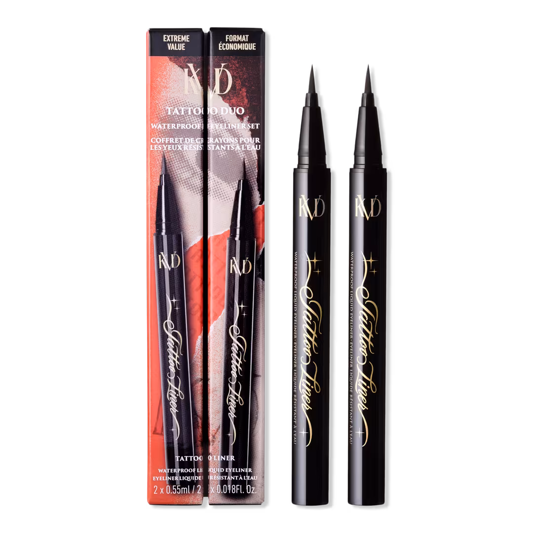 KVD Beauty  Tattoo Liner Duo Waterproof Liquid Eyeliner Set