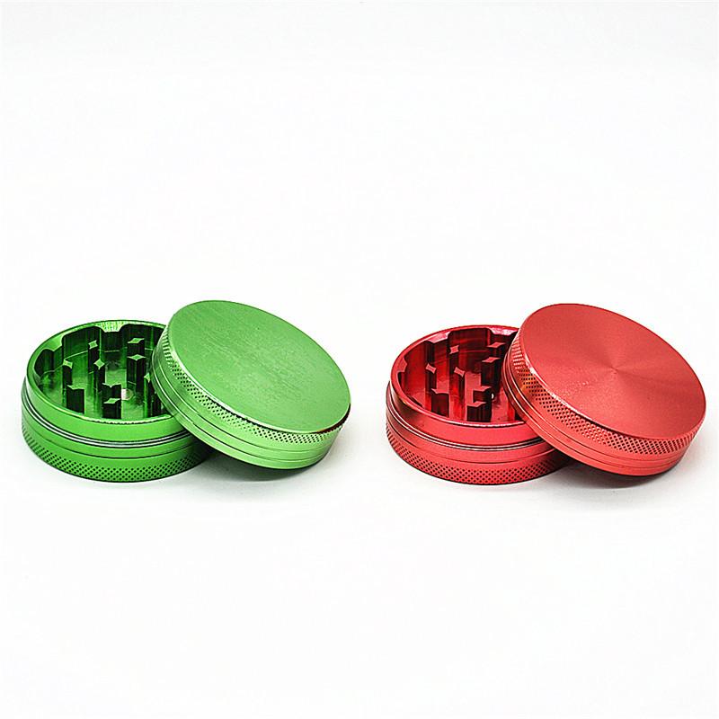 Simple Aluminum Alloy Herb Grinder 2 Layer