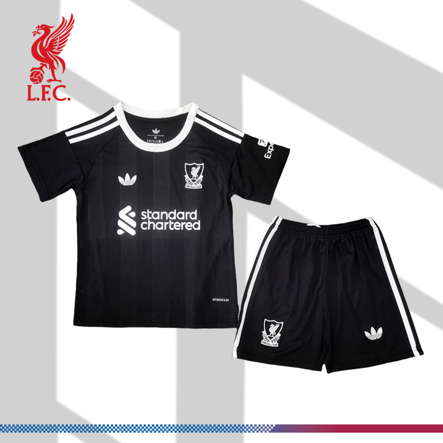 2025/2026 Liverpool Goalkeeper Football Shirt (Kids Kit socks)