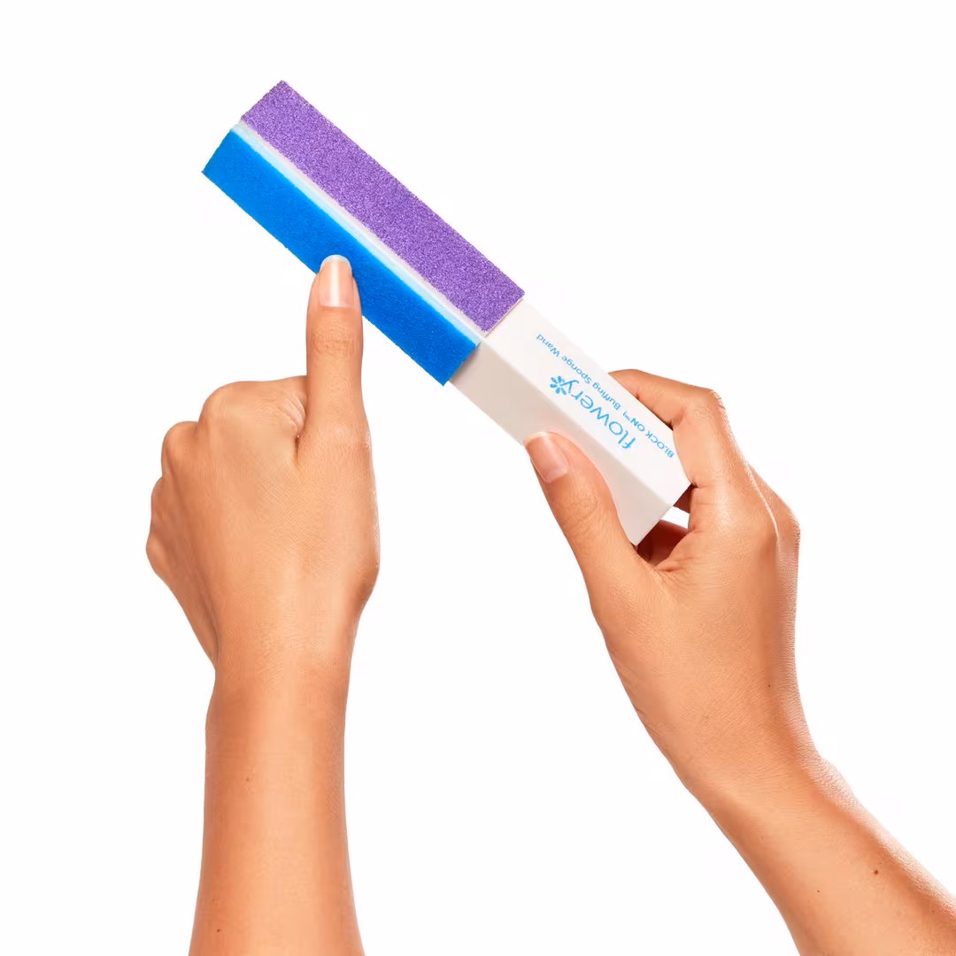 Flowery  Block On Buffing Sponge Wand