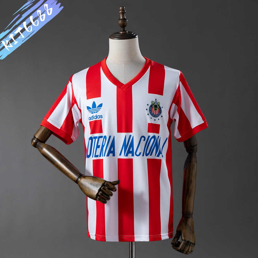 1991/1992 Club Chivas Home Retro Football Shirt (Fans version)