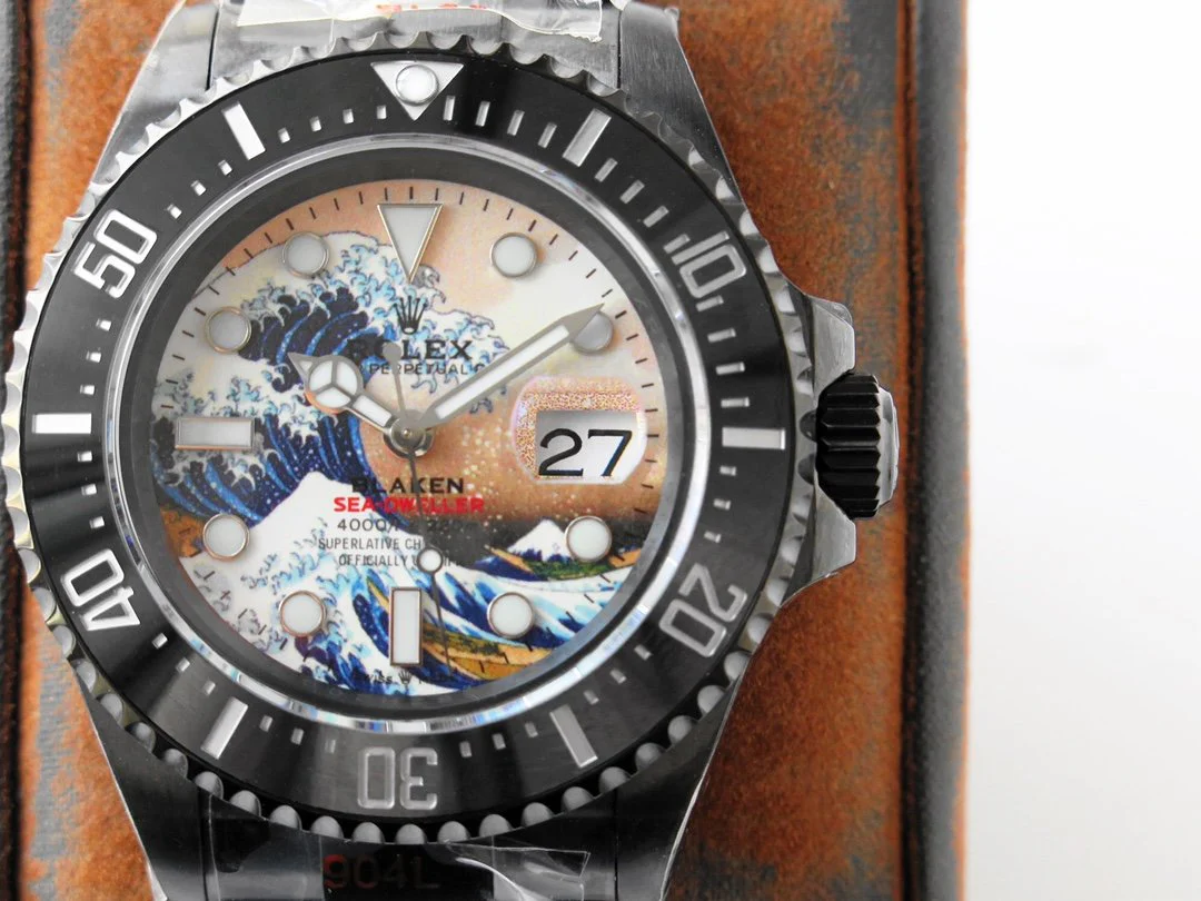 Rolex Watch SEA-DWELLER DEEPSEA 44MM  BLACK CUSTOM TSUNAMI DIAL