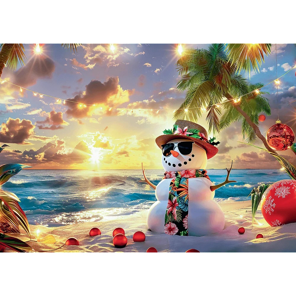 Puzzle 1000 El. Usa Collection: Paradise Snowman