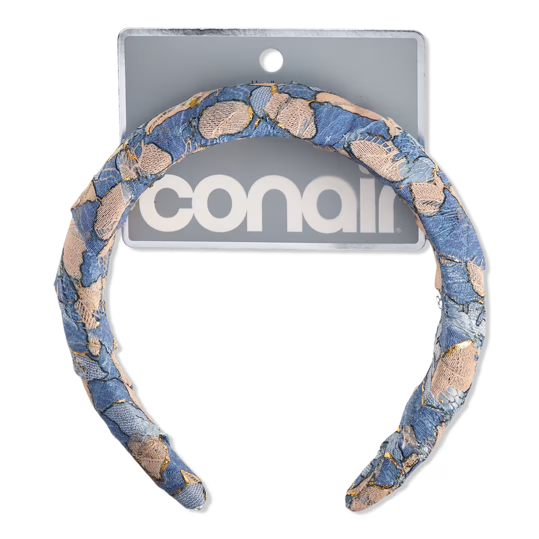 Conair Accessories  Blue Floral Headband