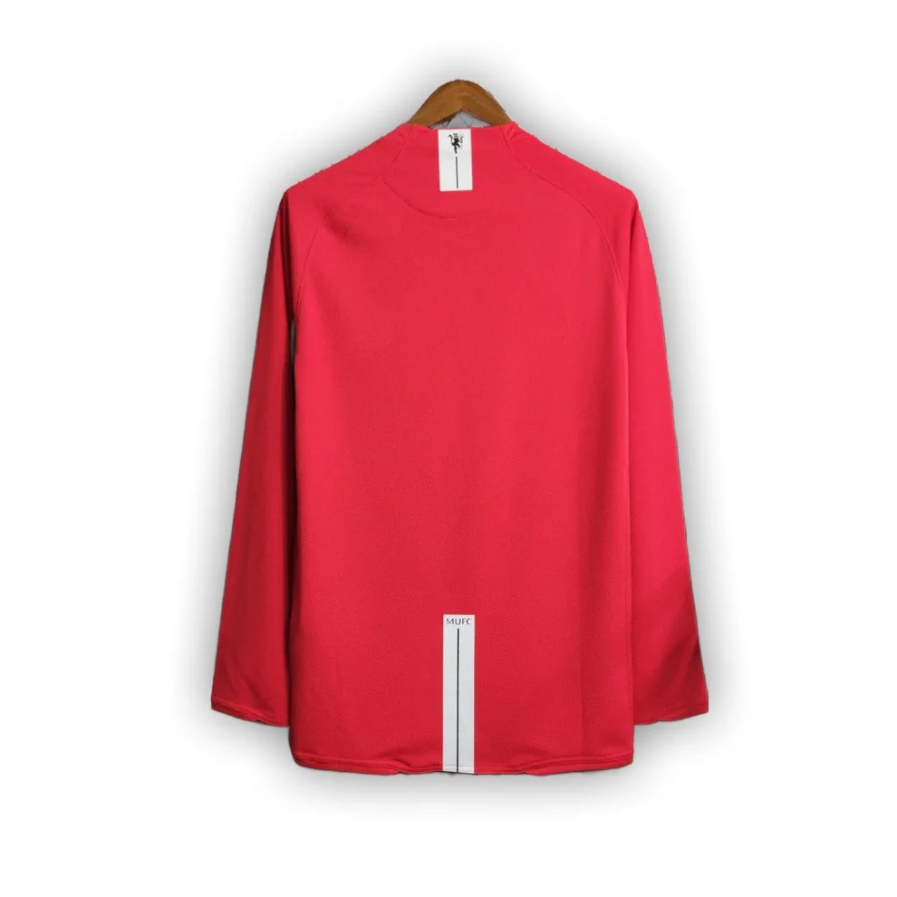 Manchester United 2007/08 Home Long Sleeve