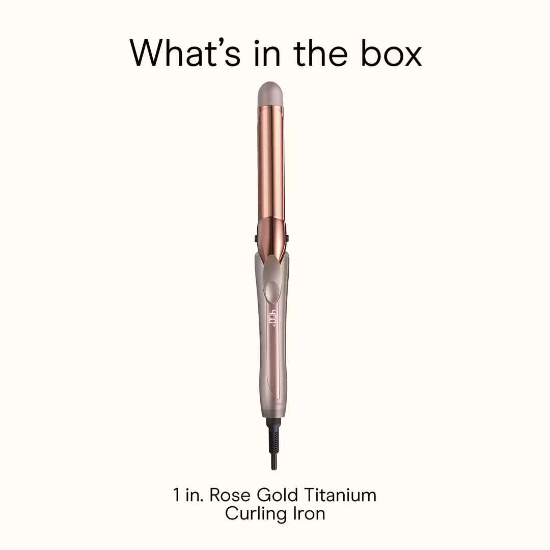Conair  Rose Gold Titanium Curling Iron