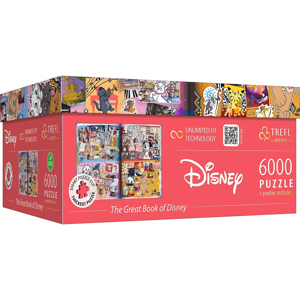 Puzzle Prime Disney 6000 El. The Great Book Of Disney