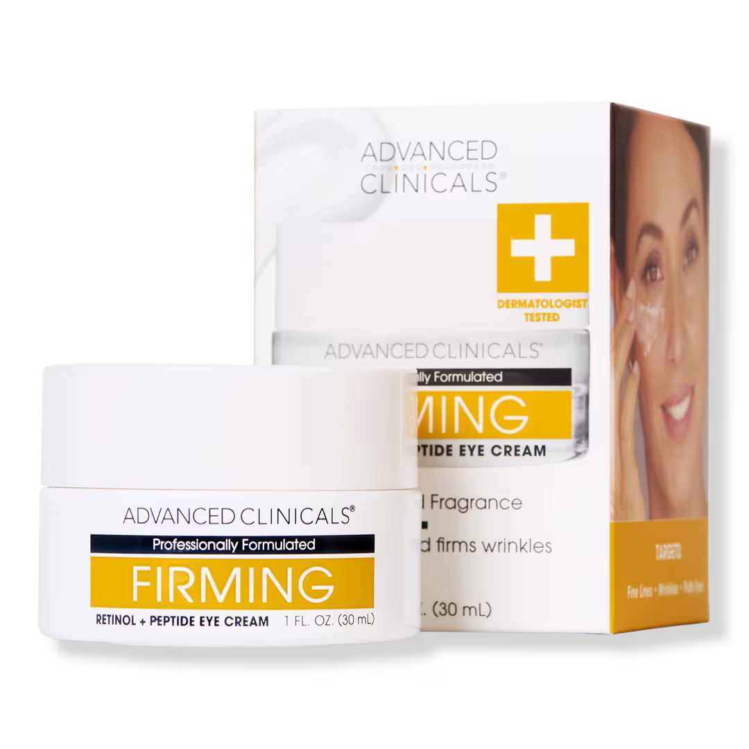 Advanced Clinicals  Retinol + Peptides Firming Eye Cream