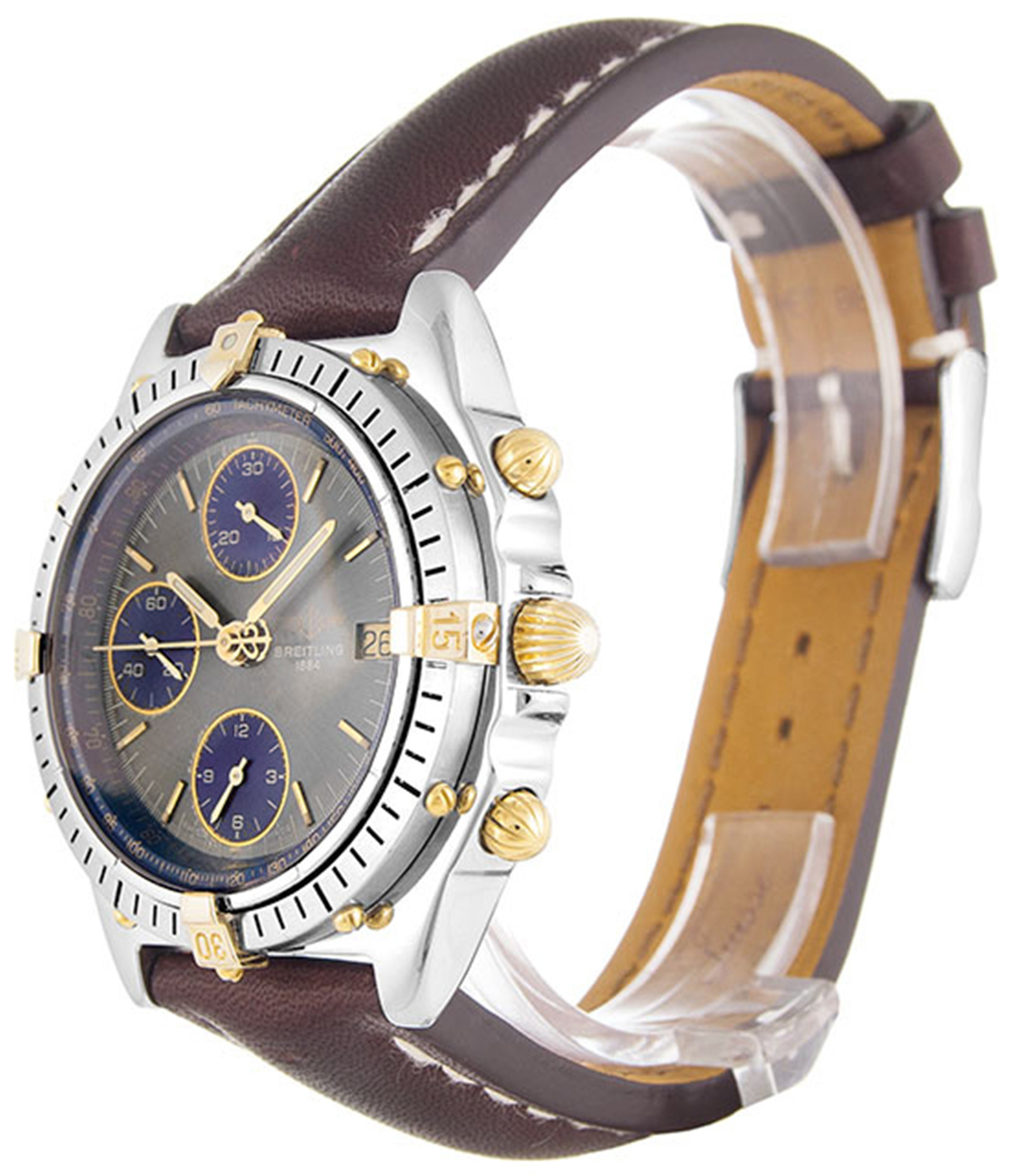 Replica Breitling Chronomat Stick Markers Leather Strap B13047