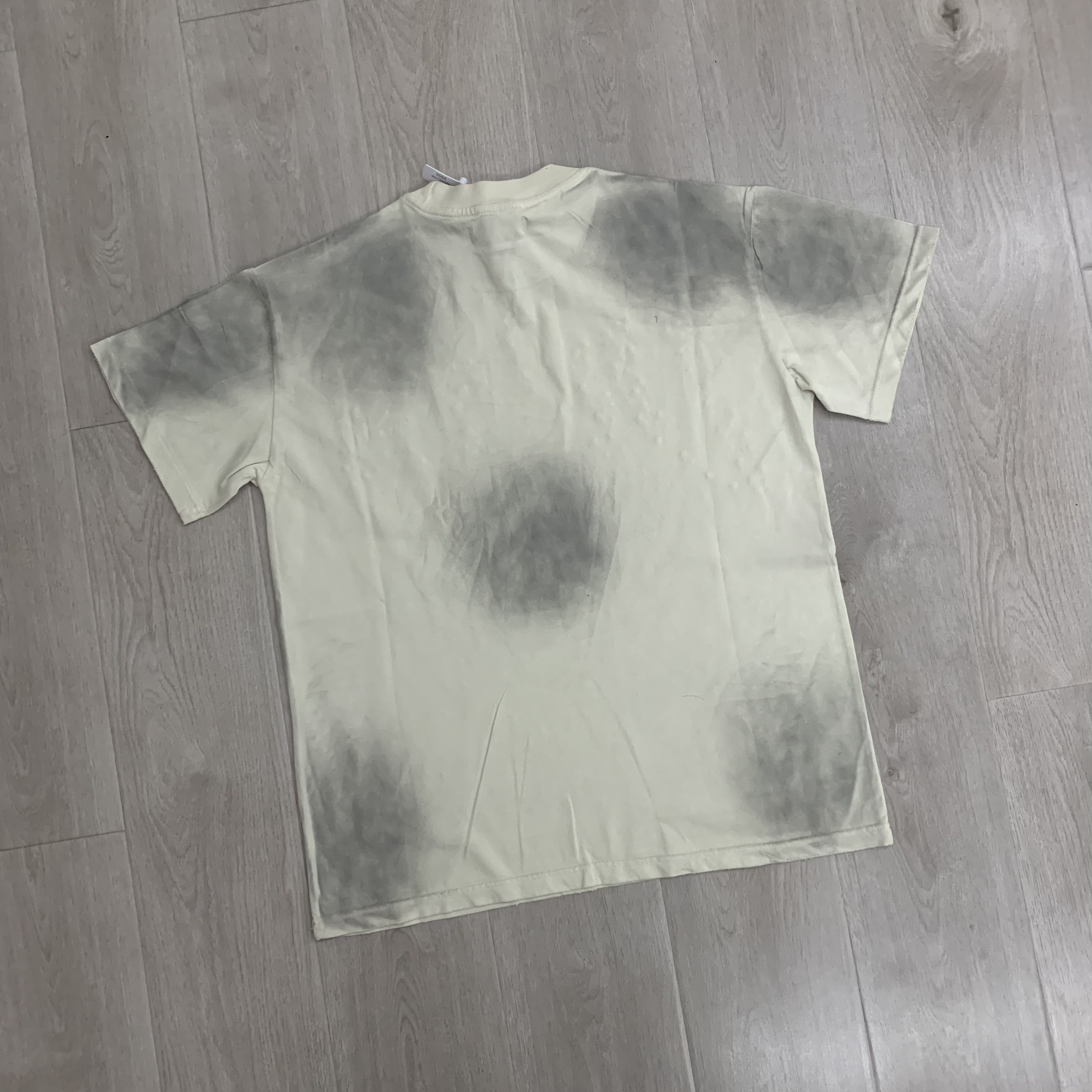 Streetwear brand diamond-studded short-sleeved T-shirt