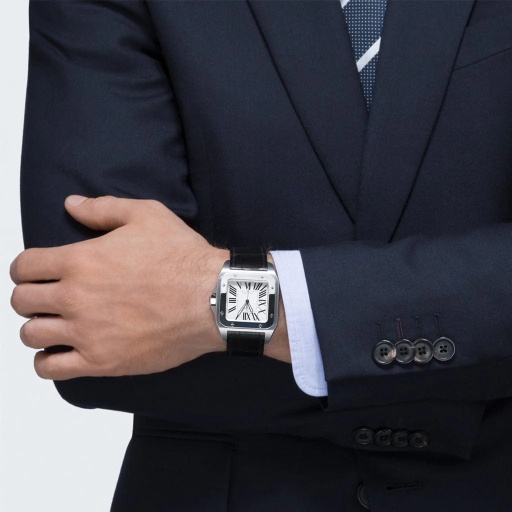 Cartier Santos 100 Watch LM W20073X8(Box NOT Included)
