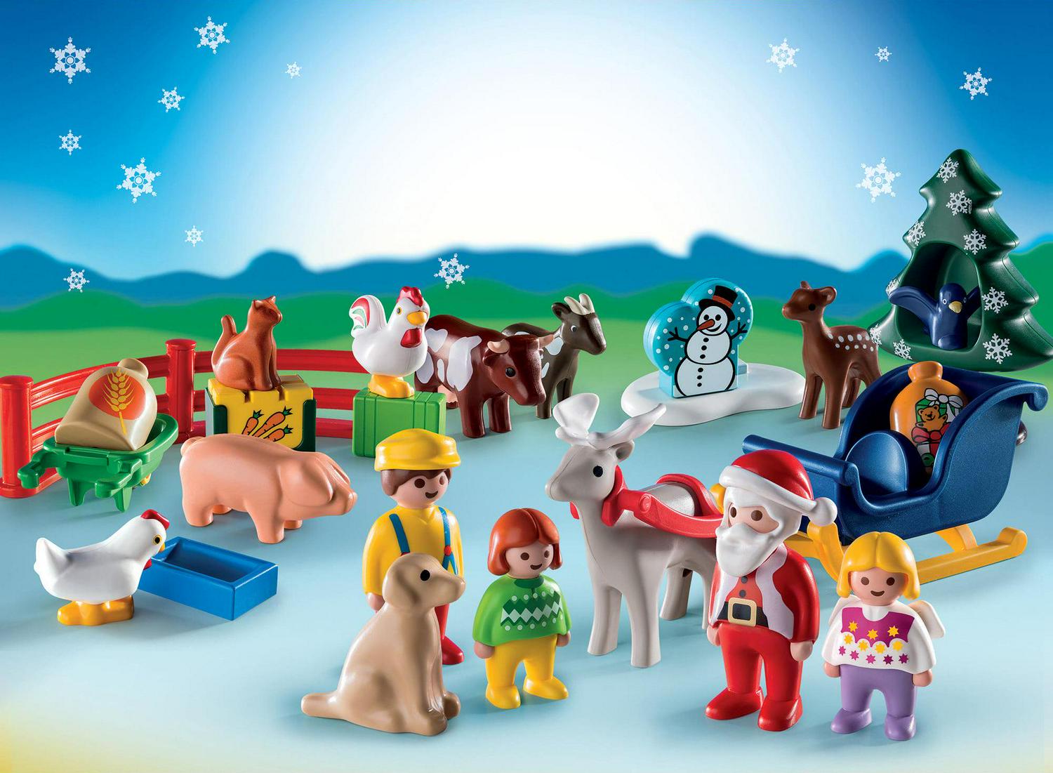 PLAYMOBIL 1.2.3 Advent Calendar “Christmas on the Farm”