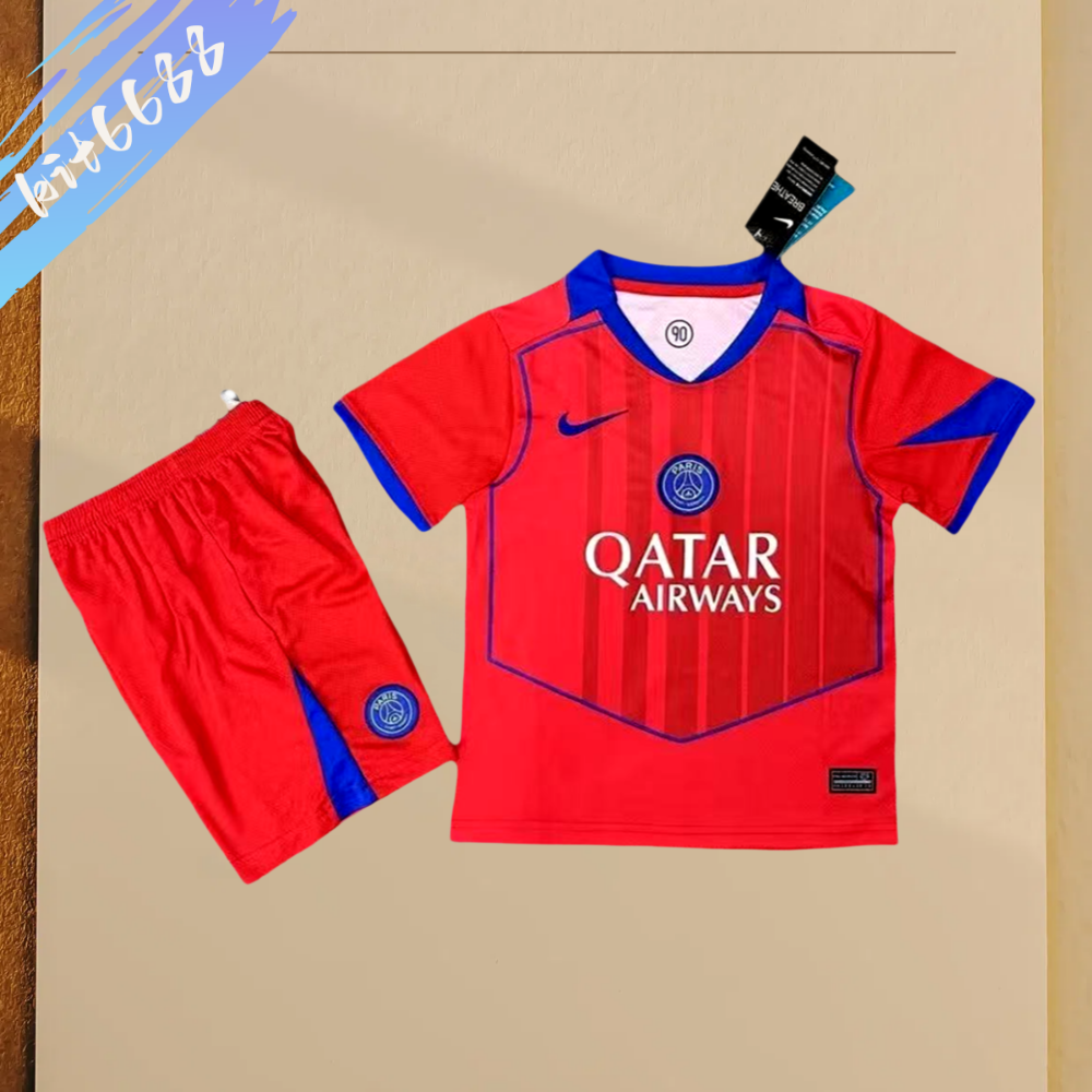 2025/2026 PSG Paris Saint-Germain Second Away Football Set (Adult Kids suit socks)