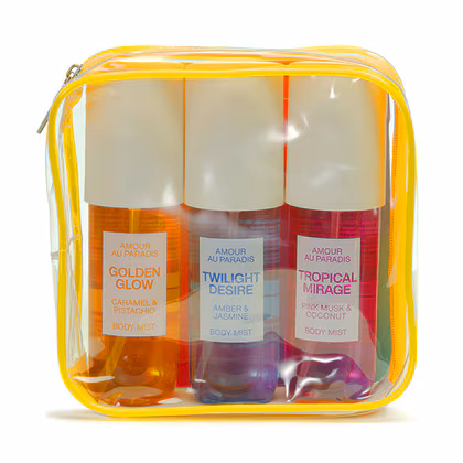 Amour Au Paradis Golden Glow Eau de Toilette Spray Gift Set 3X90ML