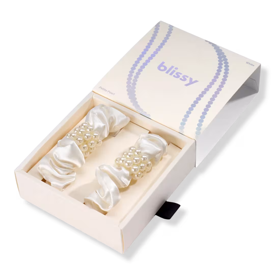 Blissy  Petite Pearl Scrunchies