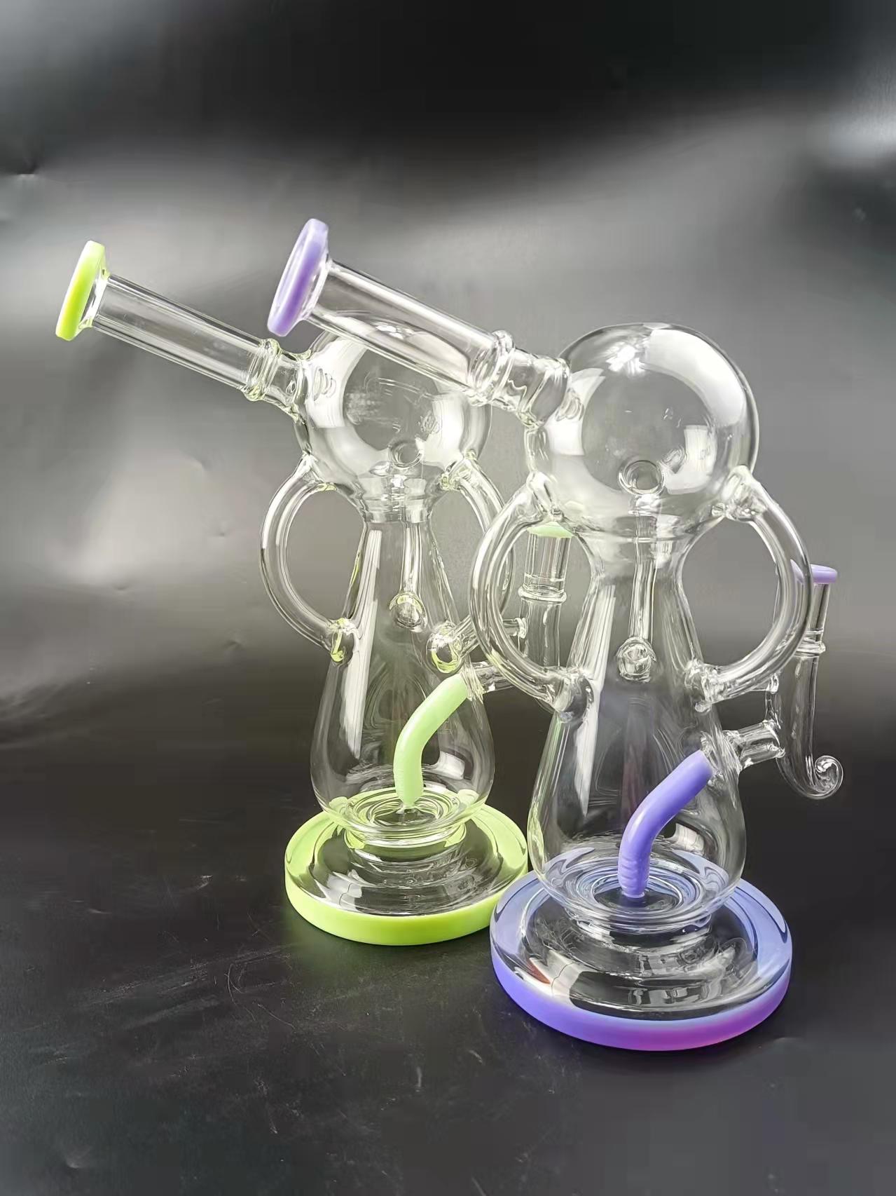 10 Artsy Recycler Glass Bong