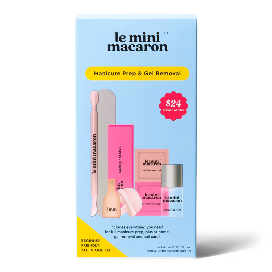 Le Mini Macaron  Ultimate Gel Prep & Removal Starter Kit