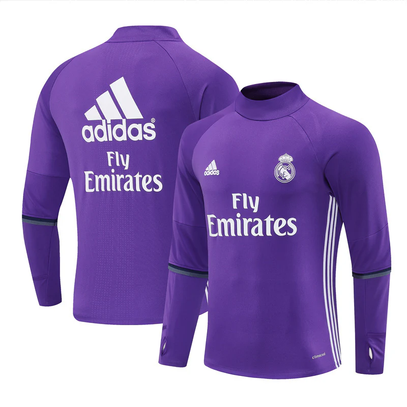 Real Madrid Training Jacket Men 2016 2017 Purple